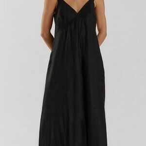 DISSH - Tiarne maxi dress - black linen